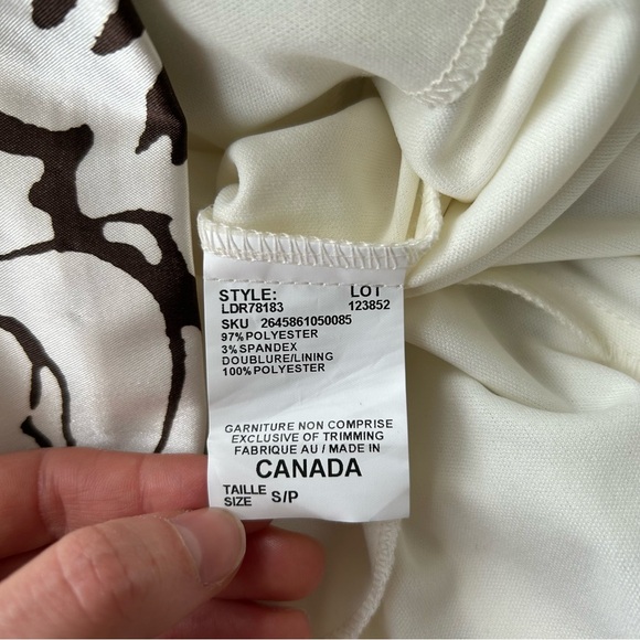 Le Château Floral Knee-length Satin Cocktail Dress - Picture 5 of 6